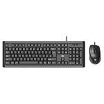 HP Powerpack Wired Keyboard & Mouse Combo | USB Interface | 104 Keys | 1000 DPI Mouse | Spill-Resistant | 1-Year Warranty
